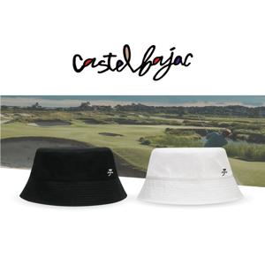 남녀공용 자수 로고 포인트 코튼 버킷햇 GC303 (블랙,화이트)