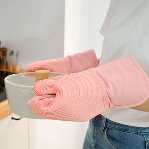 실리콘 이중 내열 냄비 오븐장갑 대 1P 3color