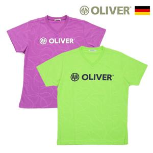 OLIVER OAT-200 배드민턴의류 V넥티셔츠 쿨론반팔티