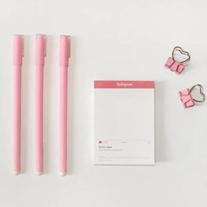 예쁜 필기 문구 용품 핑크볼펜 다꾸볼펜 핑크 볼펜 펜 귀여운볼펜 핑크덕후 핑크템 얇은볼펜