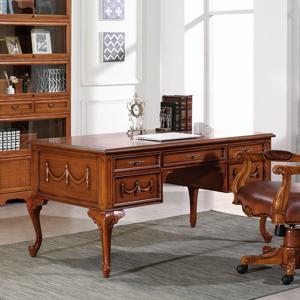 르뎀 마호가니 원목 엔틱 서랍 책상 데스크(1400)
