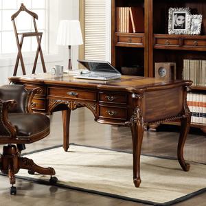 벨즈 마호가니 원목 엔틱 서랍 책상 고급 명품(1400)