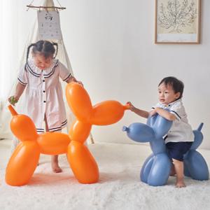 [해외] 벌룬독 체어 풍선 강아지 의자 스툴 어린이 아이방 인테리어