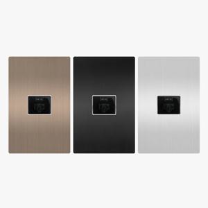전화기 콘센트 8P 매입형 1구 라이트브론즈 블랙 실버 단자 랜선 전화