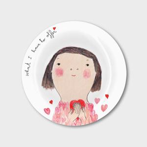 디저트접시 Love / 에바알머슨