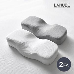 라누베 메모리폼 경추베개 일자목 거북목 코골이 목디스크 경추목베개 2EA  (+겉커버추가)