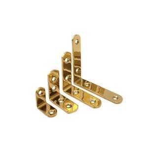 ㄱ자 선반대 꺽쇠 지지대 티타늄골드 유광 3.0T ㄱ자꺽쇠 연결철물