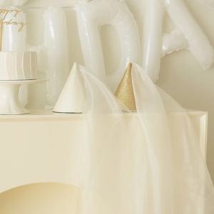 베일 고깔모자 면사포 생일 브라이덜샤워 베이비샤워 파티햇