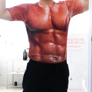 재미있는 웃긴 킹받는 근육맨 티셔츠 특이한선물 관종템 킹받는선물 근육티셔츠 - 근육남ver