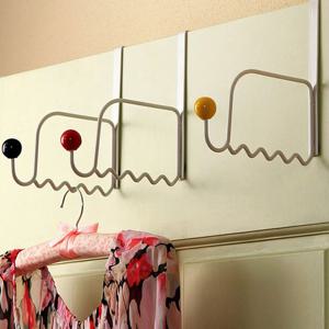 [해외] 1+1+1 컬러볼 옷걸이 도어 후크 / 문걸이 행거 3colors