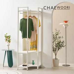 아리아나 600 1단 행거 코너장 철제 시스템 옷장 드레스룸