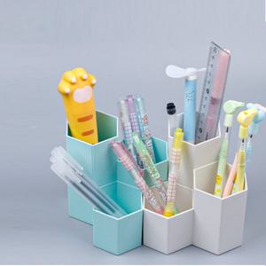 벌집 미니 펜 다용도 파스텔 연필꽂이