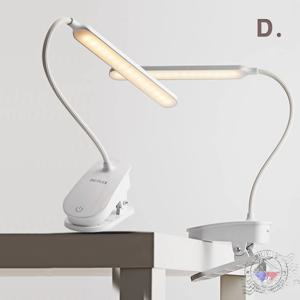 자라바 집게형 테스크 겸용 LED 스탠드 DP-HS210LS 사무실 책상 독서등 원룸 자취