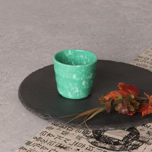 레트로 베이직 그릇-모던컵-떡볶이 접시 분식집 멜라민 포장마차