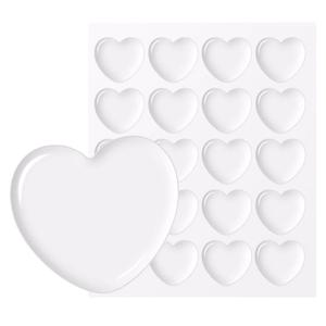 투명 하트 에폭시 스티커 DIY 만들기(20매입) DD-10062