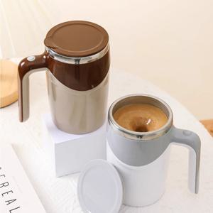 [해외] 자동 믹서컵 토네이도 회오리 회전 손잡이 텀블러 쉐이크컵 380ML
