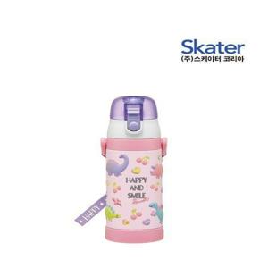 해피&스마일 3D원터치 스테인레스 보틀 480ML / 물병 보온 보냉 산리오 텀블러
