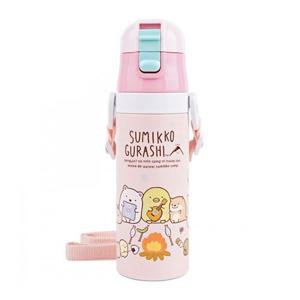 스밋코구라시 캠핑 원터치 스테인레스 보틀 470ML(물통) / 물병 보온 보냉 텀블러