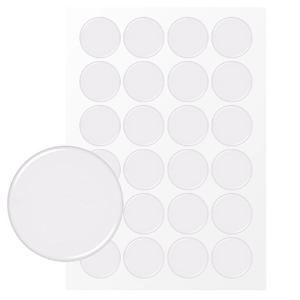 투명 40mm 원형 에폭시 스티커 DIY 만들기(24매입) DD-10060