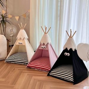 반려동물 고양이 강아지 인디언 텐트 하우스