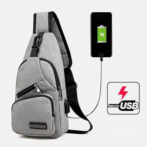 USB 모던 슬링백/허리 여권 가방 메신저백 여행 복대