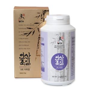 9회인산죽염 (자죽염 1kg 고체)