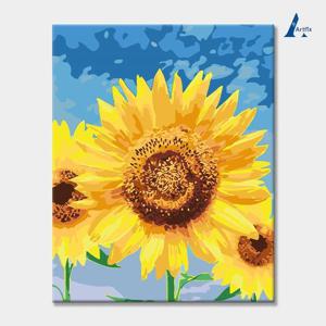 DIY 명화그리기 유화세트 정물 G14-파란하늘해바라기