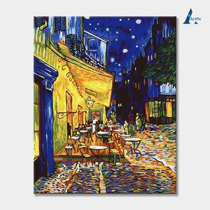 DIY 명화그리기 유화세트 풍경 H01-고흐의카페테라스