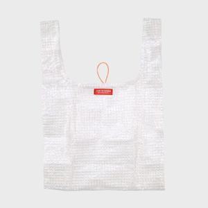 투명 격자 무늬의 타포린 소재 다용도 쇼핑백, 오드 바쿠백