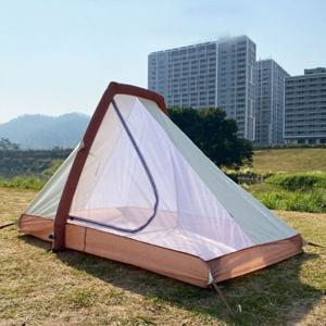 [해외] 캠핑 망사텐트 에어텐트 더블 경량 방우방습 2인용 텐트 수납백포함
