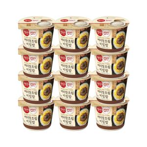 햇반 컵반 컵밥 버터장조림비빔밥 216g x12개