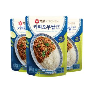 백설 카파오무쌉 덮밥 소스 150g*3개