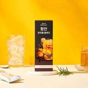 무알콜 홈파티 캠핑 집들이선물 하이볼 선물세트 함안 하이볼 베이스 40ml(4포)(유자맛)