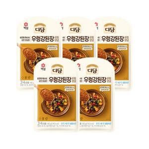 다담 우렁강된장비빔양념 140g*5개