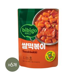 비비고 쌀떡볶이 (575g)*6개