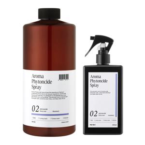 99.9% 강력 세정 탈취 3in1 아로마 피톤치드 리필 1000ml+대용량 300ml