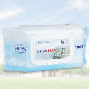 세균없는 우리집 티슈 100매