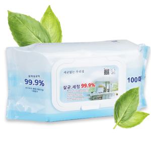 세균없는 우리집 티슈 100매
