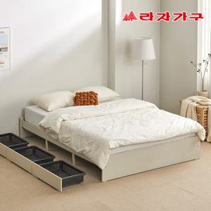 데이나 헤드리스 숨쉬는 서랍 수납 슈퍼싱글 퀸 침대 SS Q