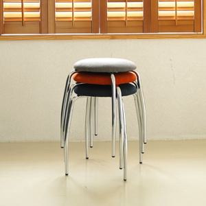 카페스툴 식탁 책상 미니 보조의자 화장대 공간 패브릭 스툴체어