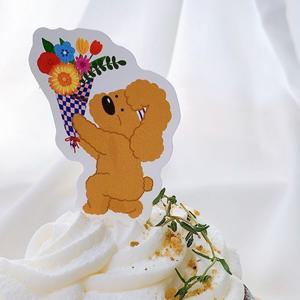 토토브로 케이크픽 3종 세트 생일파티 케이크 장식토퍼