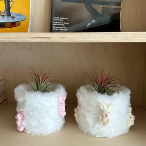 리틀 버니 팟 (2colors) _ 화분커버 팟커버