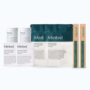 천연성분으로 구취예방! 마일드민트 고체치약 베이직 플러스 세트 (540정 / 9개월분)