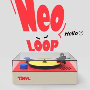 [해외] tinyl 레트로 미니 LP 턴테이블 무선 블루투스 스피커