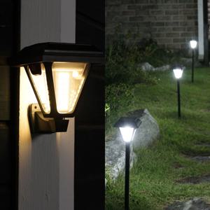 태양열 태양광 정원등 문주등 가로등 외벽등 LED 실외 잔디 외부 야외 조명 2세트