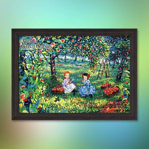 빨강머리 앤 과수원 직소 퍼즐+액자 세트 애니메이션 1014피스