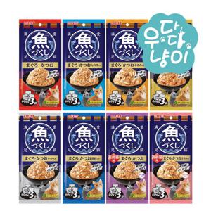 챠오 생선가득 파우치 60g x 3P 고양이간식
