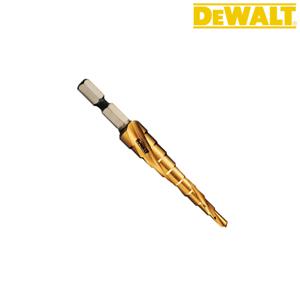 임팩용 스텝 드릴비트 DWA612053 / 9단계(4~12mm) / 철,나무,석고 천공