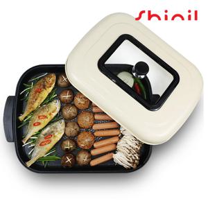 전기그릴 SPP-1600KB 다이아몬드코팅 / 대형잔치팬 / 전기후라이팬