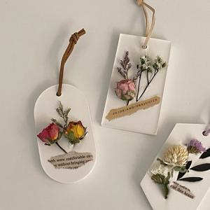 DIY 드라이플라워 석고타블렛 석고방향제 만들기 키트